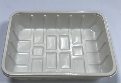 Rectangular try for meat packaging  | SN: 12565