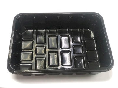 Rectangular try for meat packaging | SN: 125650B