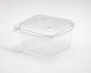 250 gm rectangular strawberry box, with dome connected lid |  SN: 1211
