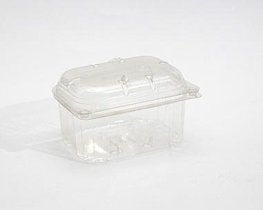 250 gm Strawberry container with connected lid | SN: 1298